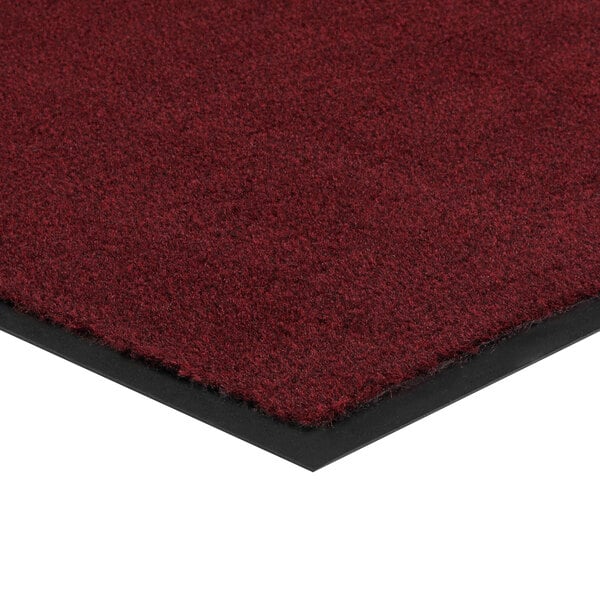 a close up of a red carpet