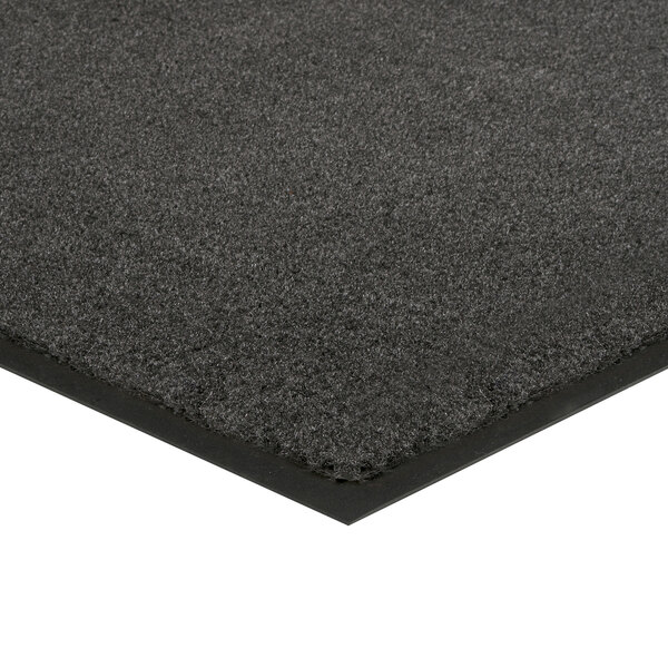 A gray Lavex Olefin entrance mat roll with a black border.