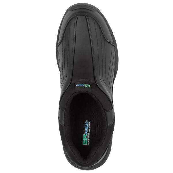 A black SR Max women's casual shoe with a green logo.