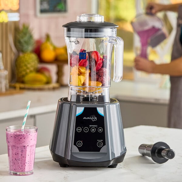 AvaMix BL2K48 2 hp Commercial Blender with Keypad Control, Adjustable Speed, and 48 oz. Tritan™ Container - 120V