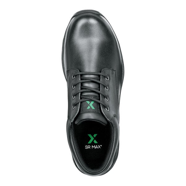 SR Max SRM1800 Providence Men's Size 12 1/2 Extra Wide Width Black Soft Toe Non-Slip Oxford Dress Shoe