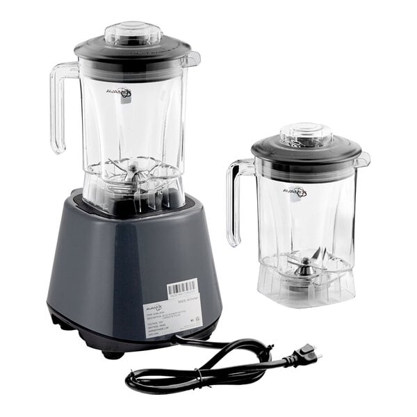AvaMix BL2K482J 2 hp Commercial Blender with Keypad Control, Adjustable Speed, and 2 48 oz. Tritan™ Containers - 120V