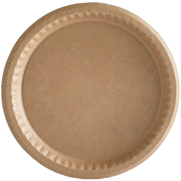 brown paper plates