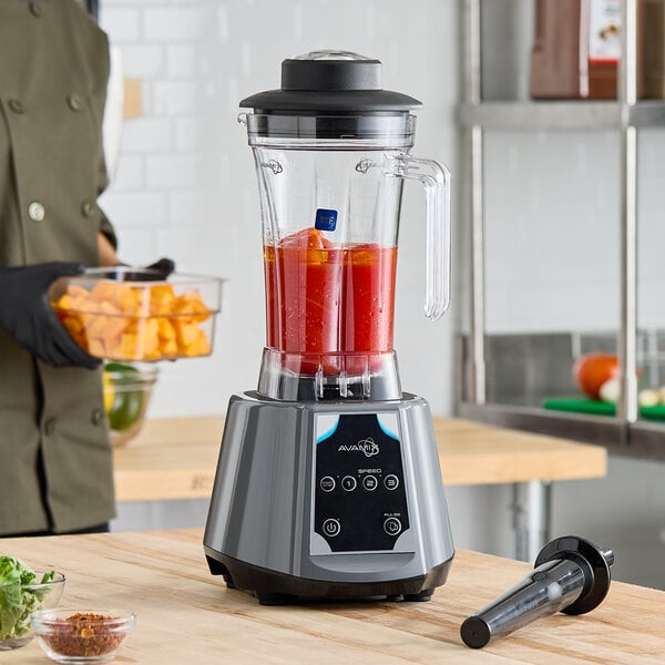 AvaMix BL2K64 2 hp Commercial Blender with Keypad Control, Adjustable Speed, and 64 oz. Tritan™ Container - 120V