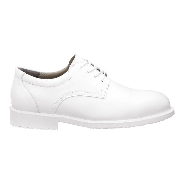 SR Max SRM3540 Arlington Men's Size 9 1/2 Extra Wide Width White Soft Toe Non-Slip Oxford Dress Shoe