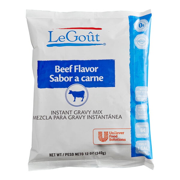 LeGout 12.16 oz. Beef Flavored Instant Gravy Mix