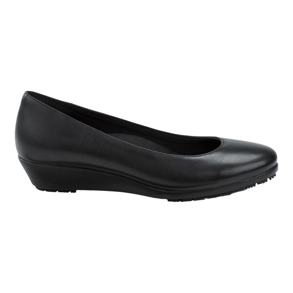 SR Max SRM515 Bristol Women's Size 7 1/2 Medium Width Black Soft Toe Non-Slip Pump Dress Shoe