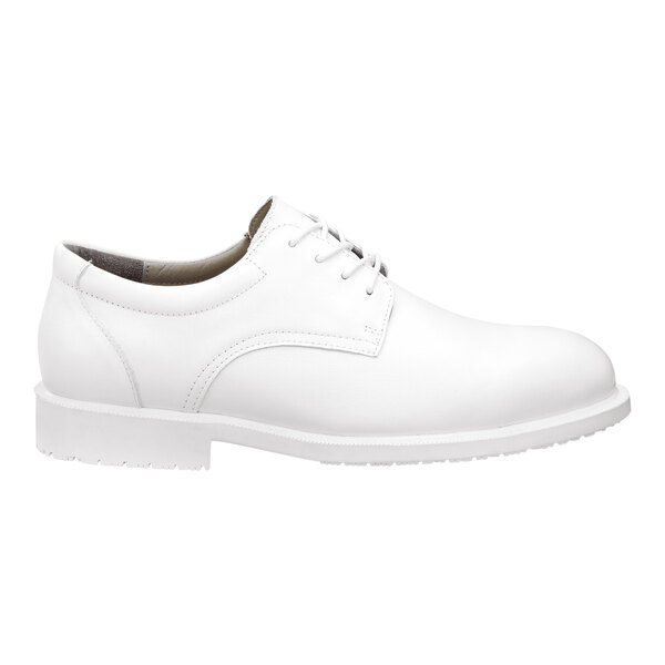 SR Max SRM3540 Arlington Men's Size 7 Medium Width White Soft Toe Non-Slip Oxford Dress Shoe