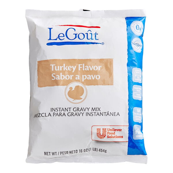 LeGout 16 oz. Turkey Flavored Instant Gravy Mix