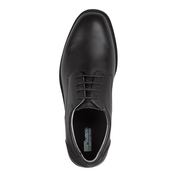 SR Max SRM350 Arlington Women's Size 8 Extra Wide Width Black Soft Toe Non-Slip Oxford Dress Shoe