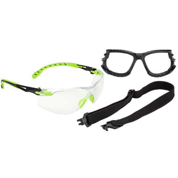 3m S1201sgaf Kt Solus 1000 Series Scotchgard Scratch Resistant Anti Fog Safety Glasses Kit With