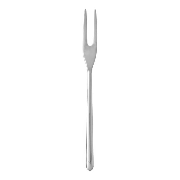 A Fortessa stainless steel cocktail fork with a silver handle.