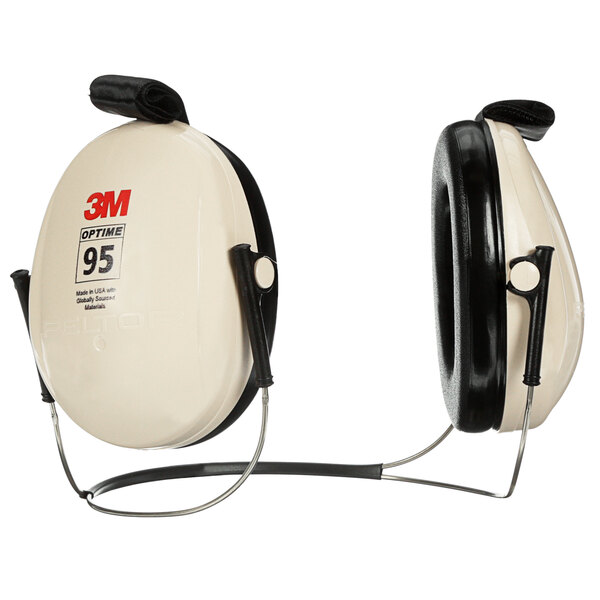 3m H6bv Peltor™ Optime™ 95 Black Beige Behind The Head Earmuffs 6276