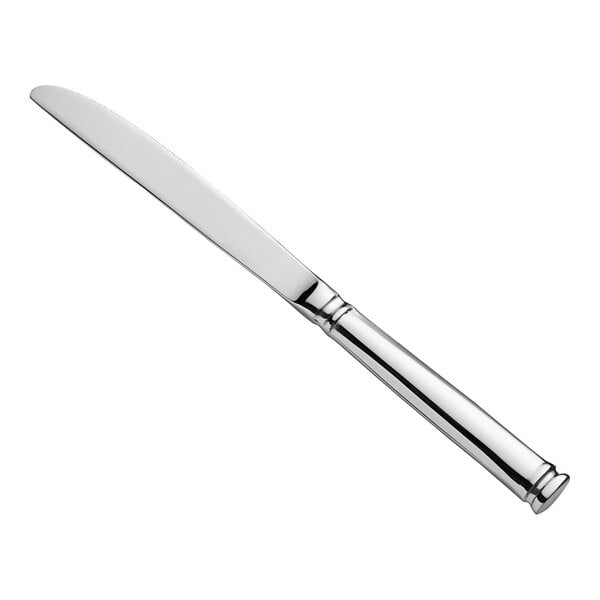 A Fortessa stainless steel table knife with a handle.