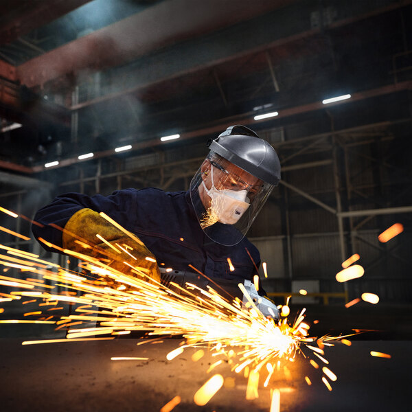 3M 9211+ Aura™ N95 Particulate Respirator with Cool Flow Valve - 10/Pack