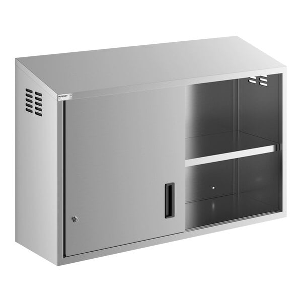 Regency 48" Stainless Steel Wall Cabinet with Sliding Doors