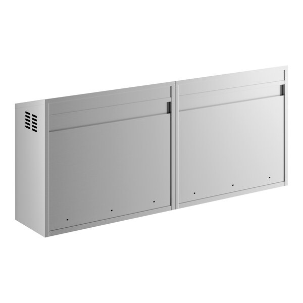 Regency 72" Stainless Steel Wall Cabinet with Sliding Doors