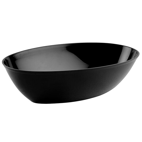 A black Fineline Luau bowl.