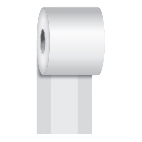 A white Iconex MAXStick thermal paper roll with a hole in the center.