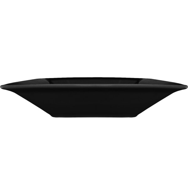 An International Tableware black square porcelain bowl.