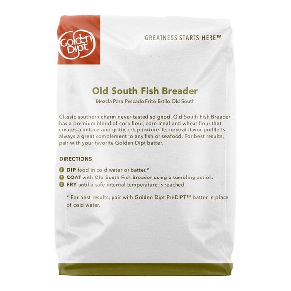 Golden Dipt 5 lb. Old South Fish Fry Meal Mix - 6/Case