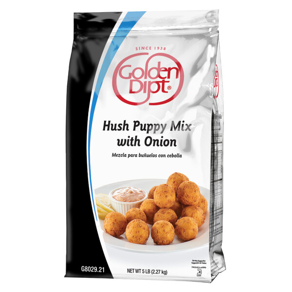 Golden Dipt 5 lb. Hush Puppy Mix with Onion 6/Case