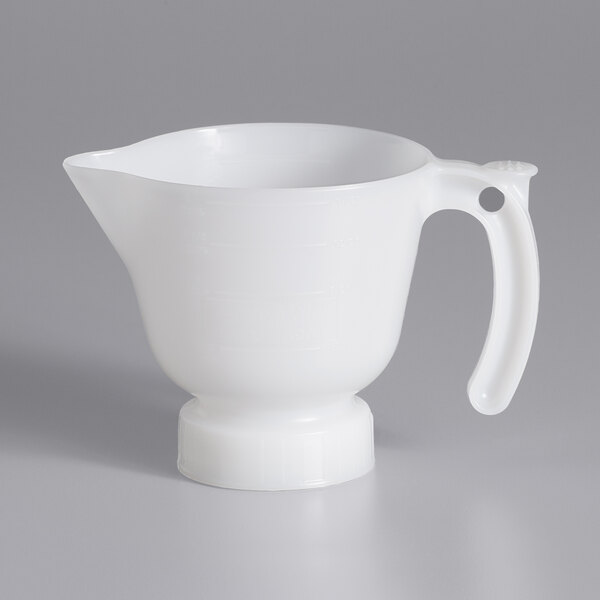 Vollrath 490413 Safety Mate 16 oz. Polyethylene Funnel for Widemouth