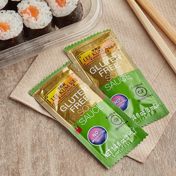 Lee Kum Kee 8 mL GlutenFree Soy Sauce Packet 500/Case