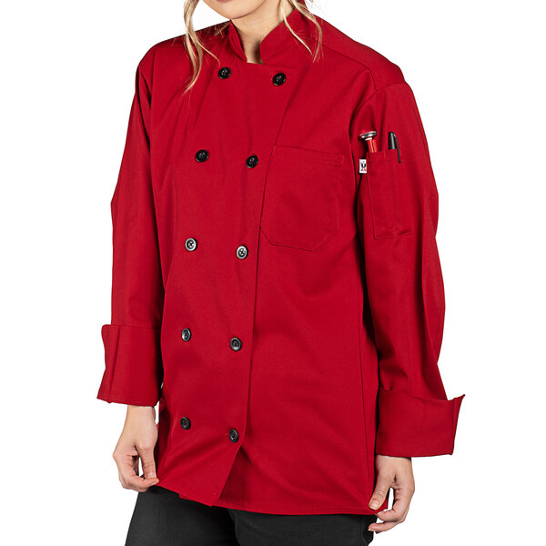 XS to 3XL Moroccan Chef Jacket long sleeve 0405 Free Shipping Red 