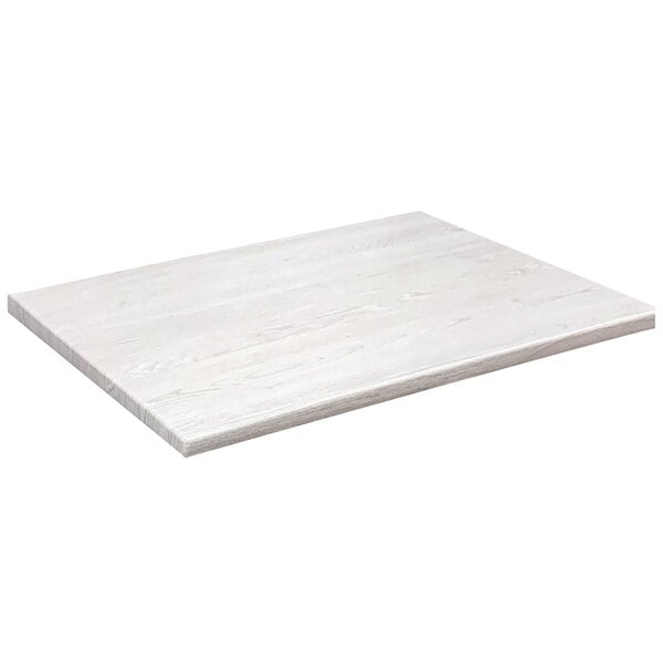 A white wood Holland Bar Stool table top.