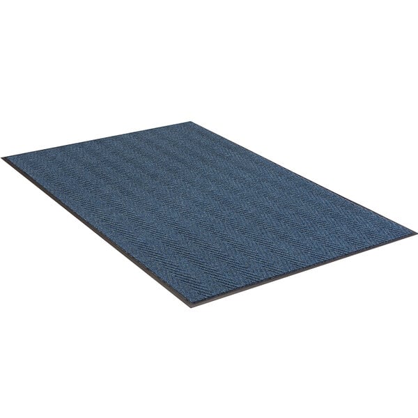 Chevron Entrance 3//8 Inch Thickness Blue 2 x 3 Entry Mats
