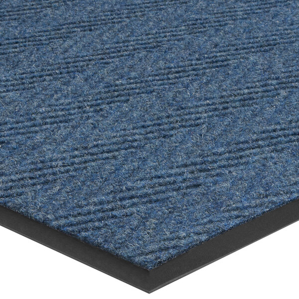 a close up of a blue carpet