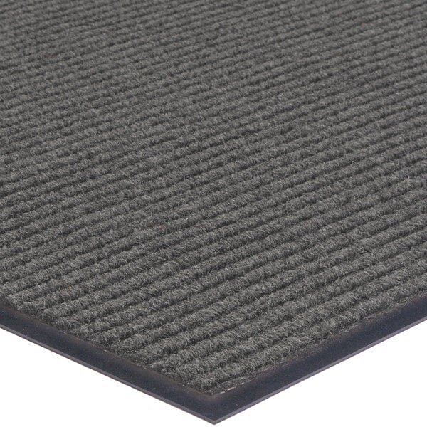 A gray Lavex carpet entrance mat roll with a black border.