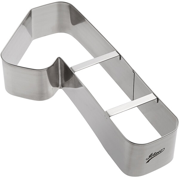 Number 1 Cookie Cutter - Stainless Steel, 11 x 8
