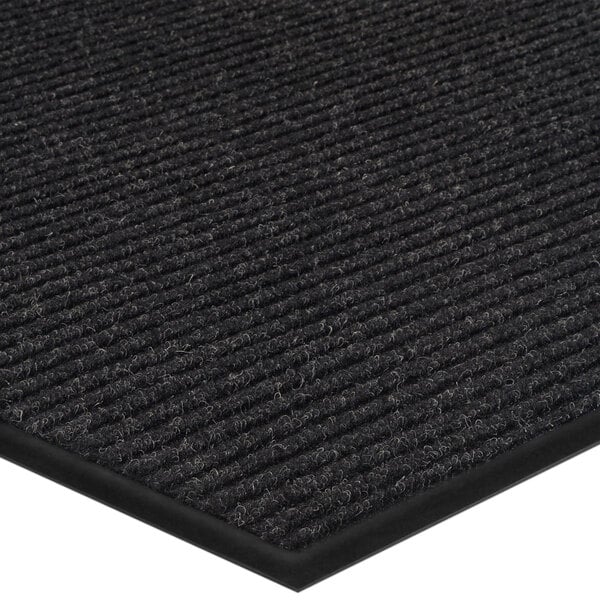 A black Lavex carpet with a black stripe.