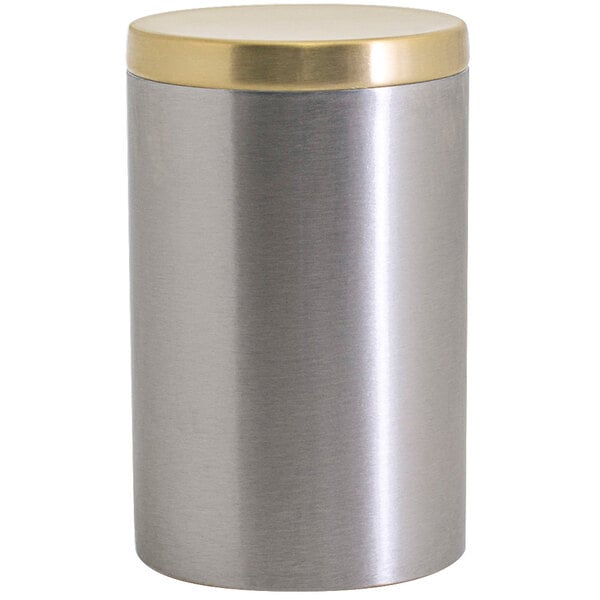 Front of the House RJR030BSS23 10 oz. Round Brushed Stainless Steel Jar ...