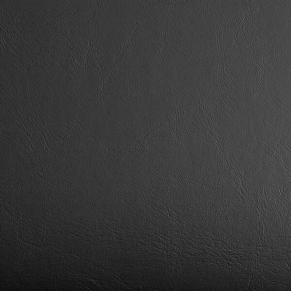 A close up of a black vinyl surface with a white spot on a Lancaster Table & Seating wood ladder back chair.