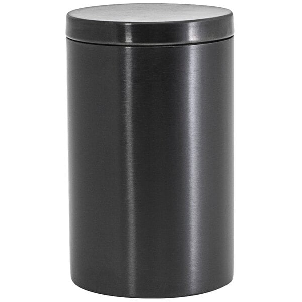 Front of the House RJR024BKS23 10 oz. Round Matte Black Stainless Steel ...