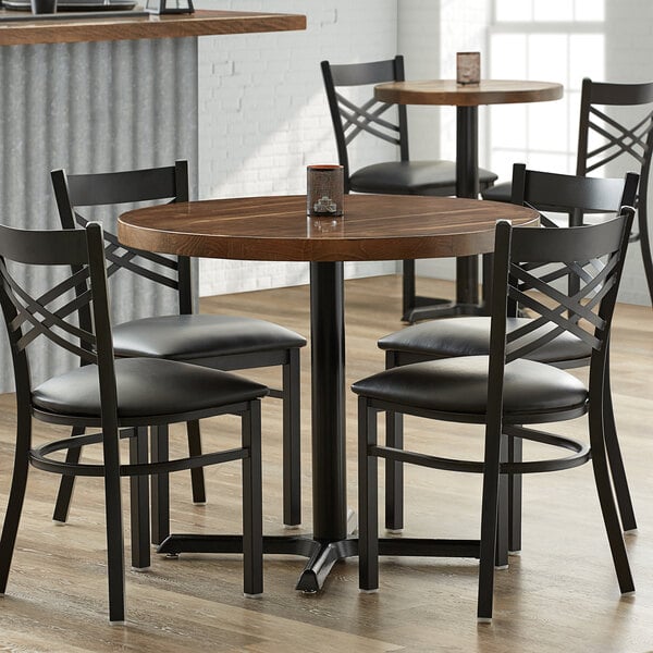 Lancaster Table Seating 36 Round, Round Butcher Block Kitchen Table
