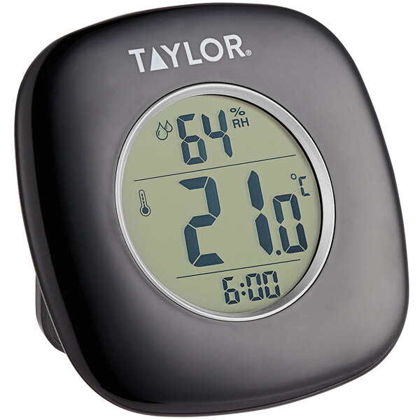 Taylor 1745BK 4 Digital Indoor Thermometer and Hygrometer with