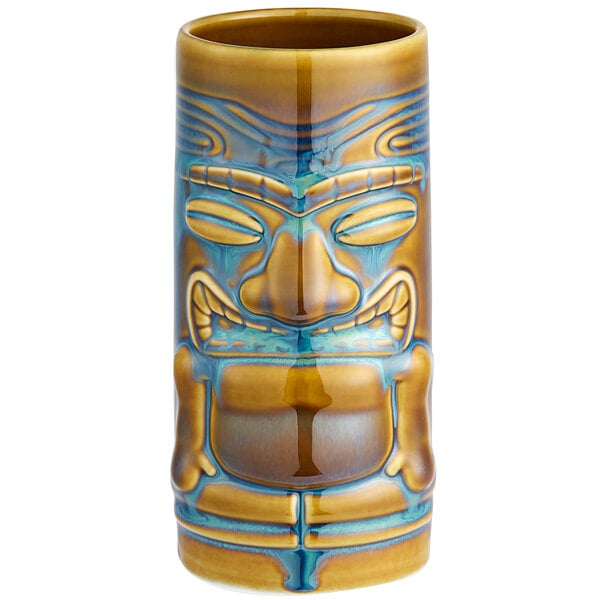 16 oz. Ceramic Tiki Travel Mugs