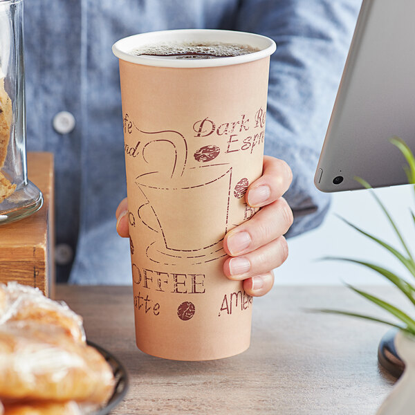 Paper Cup Sleeve Holder Dispenser Organizer Box Coffee Drink Cafe Hot Beverage 