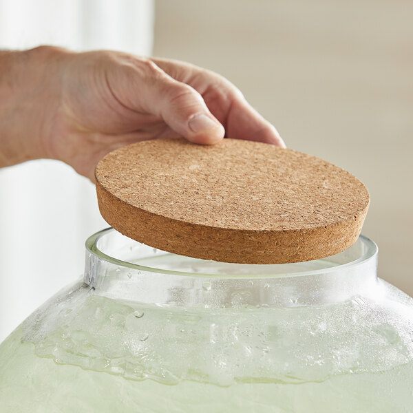 Cork Replacement Lid for Acopa 5 Gallon Fishbowl Glass Dispenser