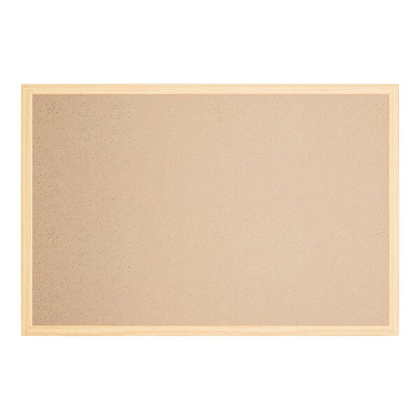 Dynamic by 360 Office Furniture 36" x 24" Black Wall-Mount Magnetic Chalkboard with Wood Frame