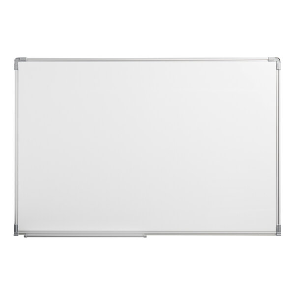 A Dynamic by 360 Office Furniture whiteboard with an aluminum frame.
