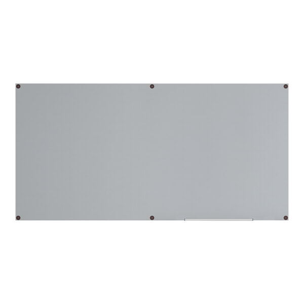 Dynamic by 360 Office Furniture 96" x 48" Frameless Wall-Mount Frosted Glass Dry Erase Board