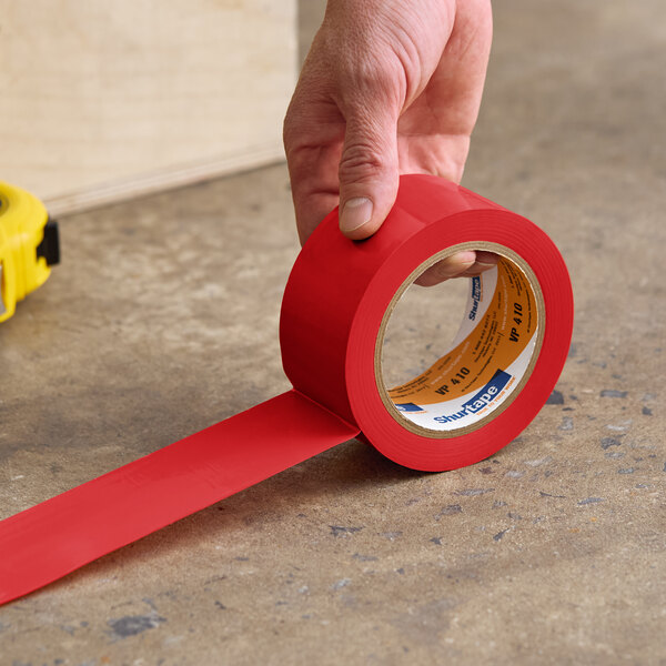 Shurtape VP 410 2" x 36 Yards Red Line Set Tape