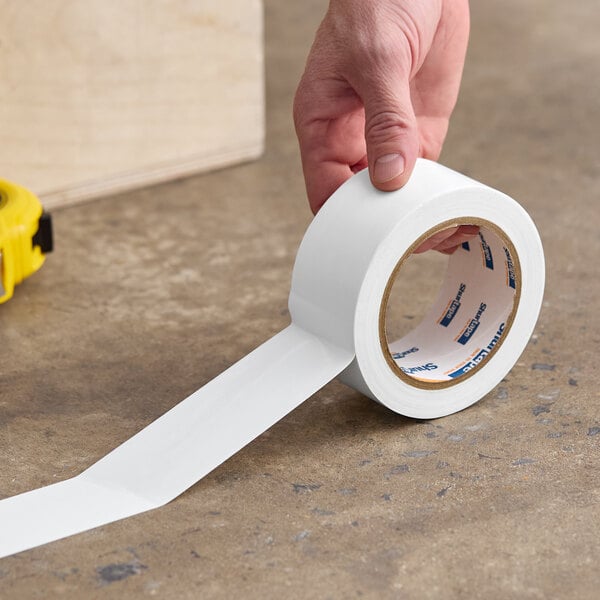 Shurtape VP 410 2" x 36 Yards White Line Set Tape