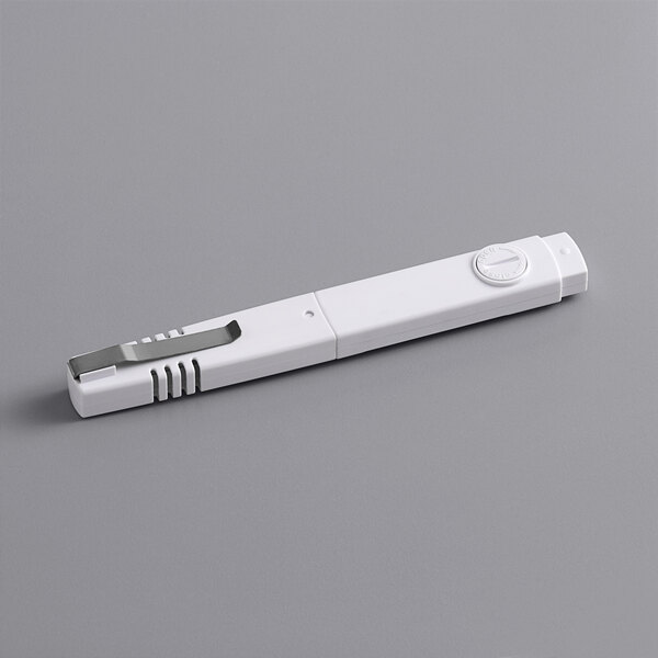 A white Choice Digital Pocket Probe Thermometer with a grey handle.