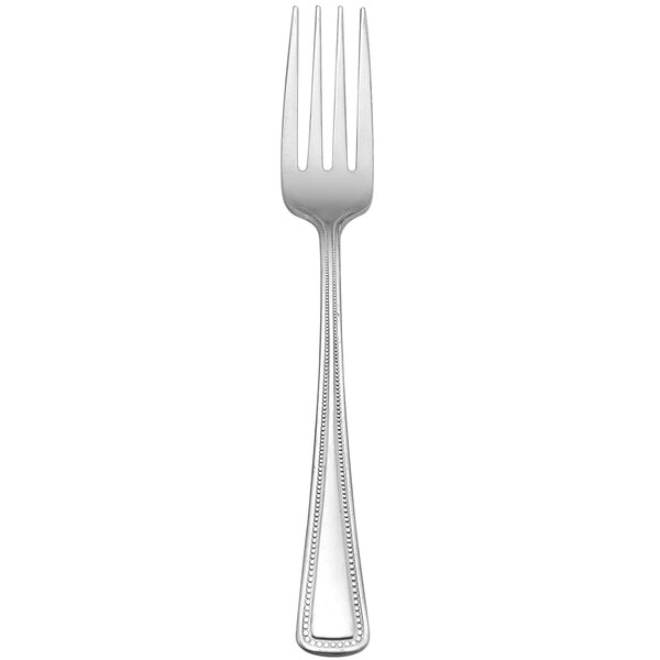 a long silver object with a white background